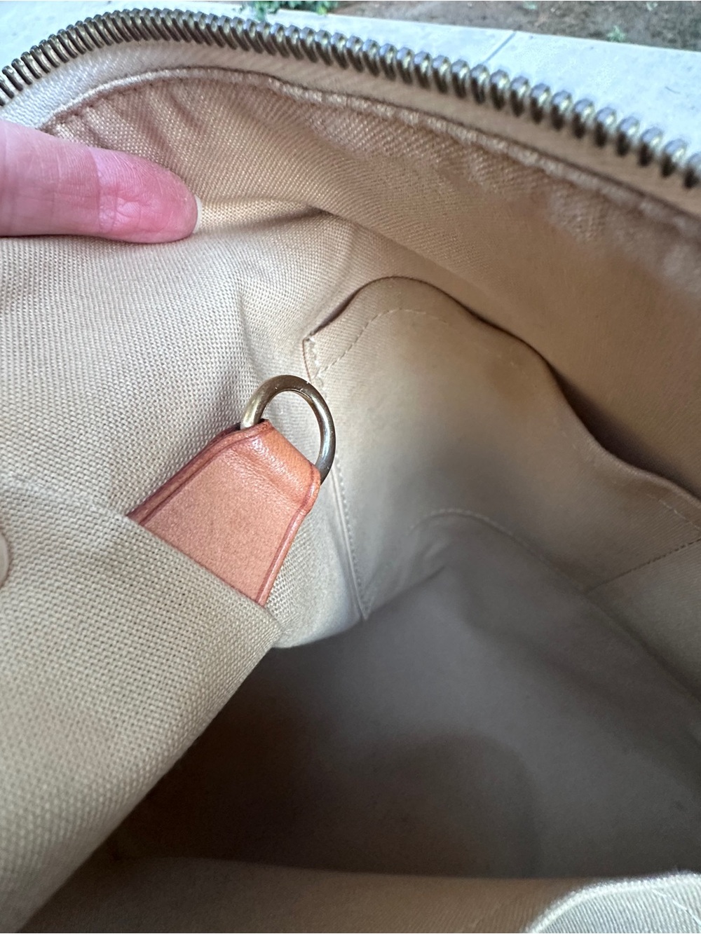 Louis Vuitton Totally MM Damier Azur Tote Bag w/ Padlock & Key - Picture 5 of 16